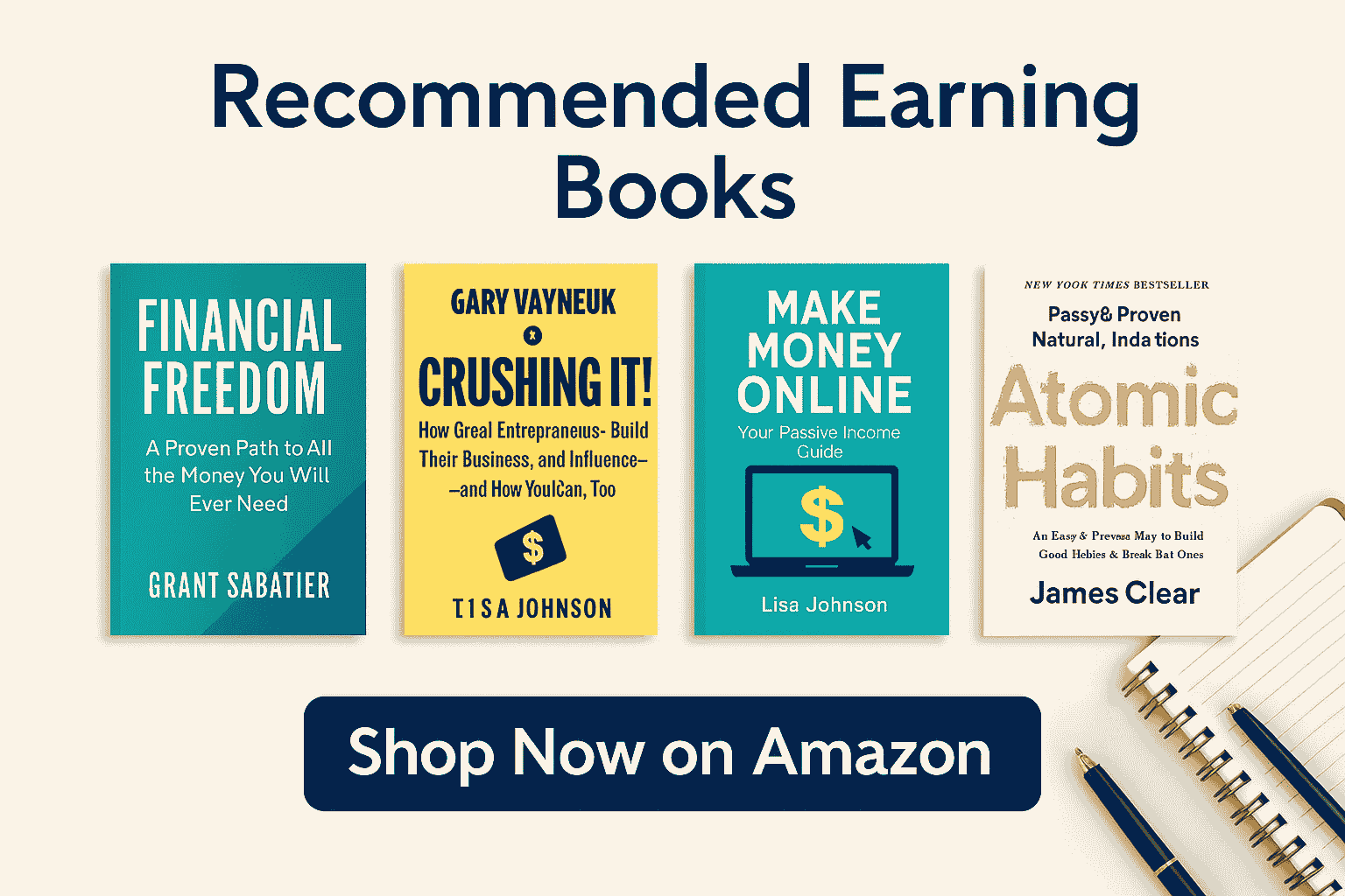Recommended books and study tools for students with Amazon affiliate links