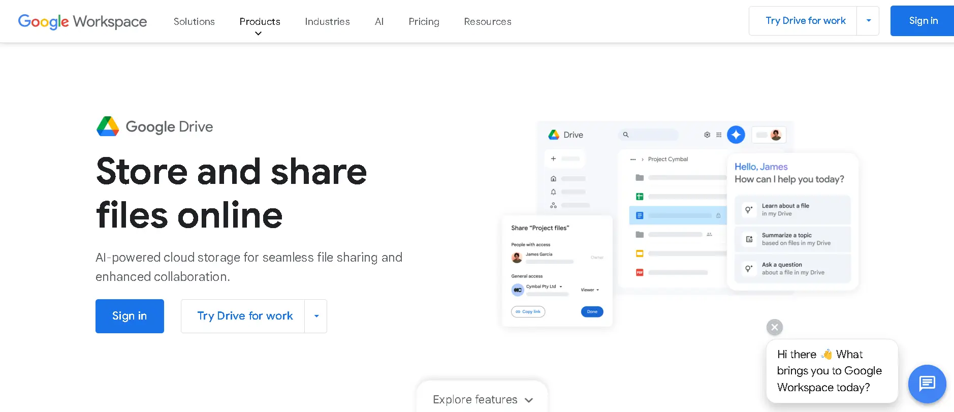 Google Drive interface for storing and sharing study documents.