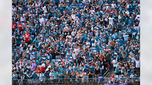 An epic, wide shot of the stadium during the Jaguars vs Chiefs game